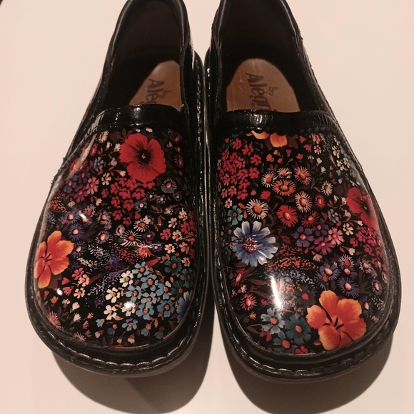 Alegria Floral Women’s Slip On Clogs Size 37 - Picture 8 of 8